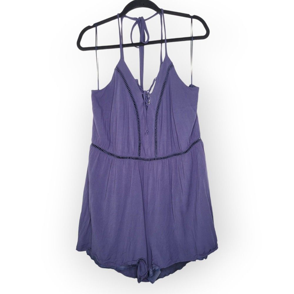 Blue Rain Romper Dark Blue Corset 2X